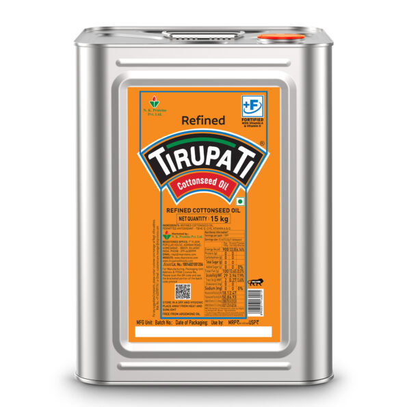 Tirupati cottonseed oil
